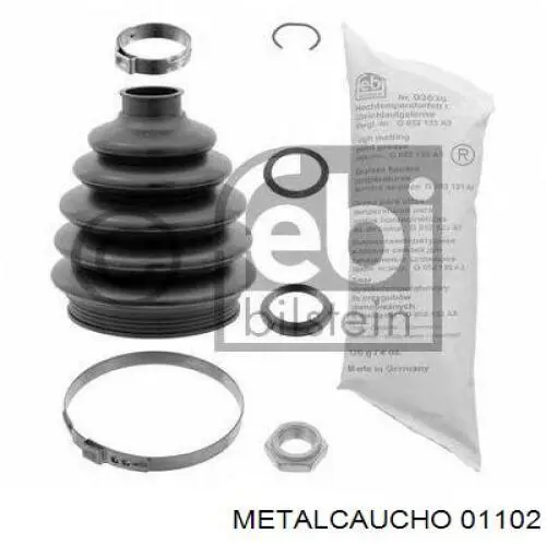 Купити 01102 Metalcaucho Пильник шарніра приводу
