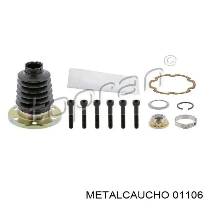 01106 Metalcaucho пильник шруса внутрішній, передній піввісі