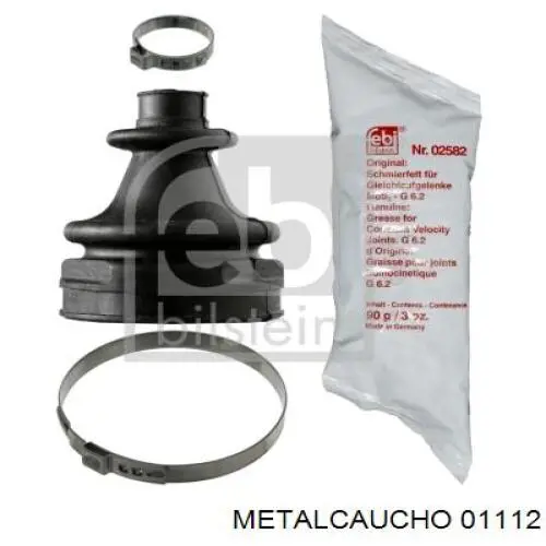 01112 Metalcaucho пильник шруса зовнішній, передній піввісі