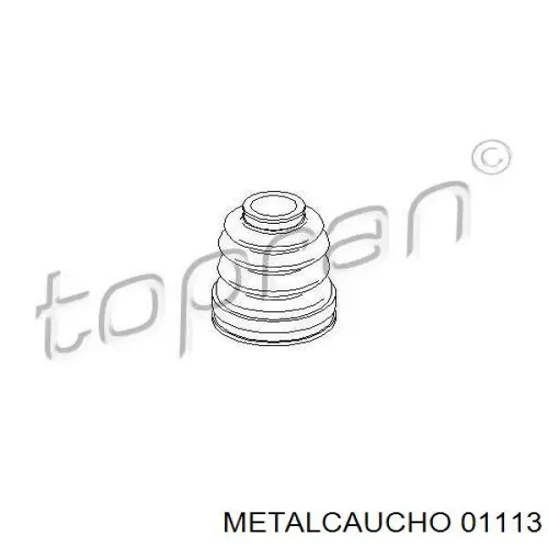01113 Metalcaucho пильник шруса зовнішній, передній піввісі