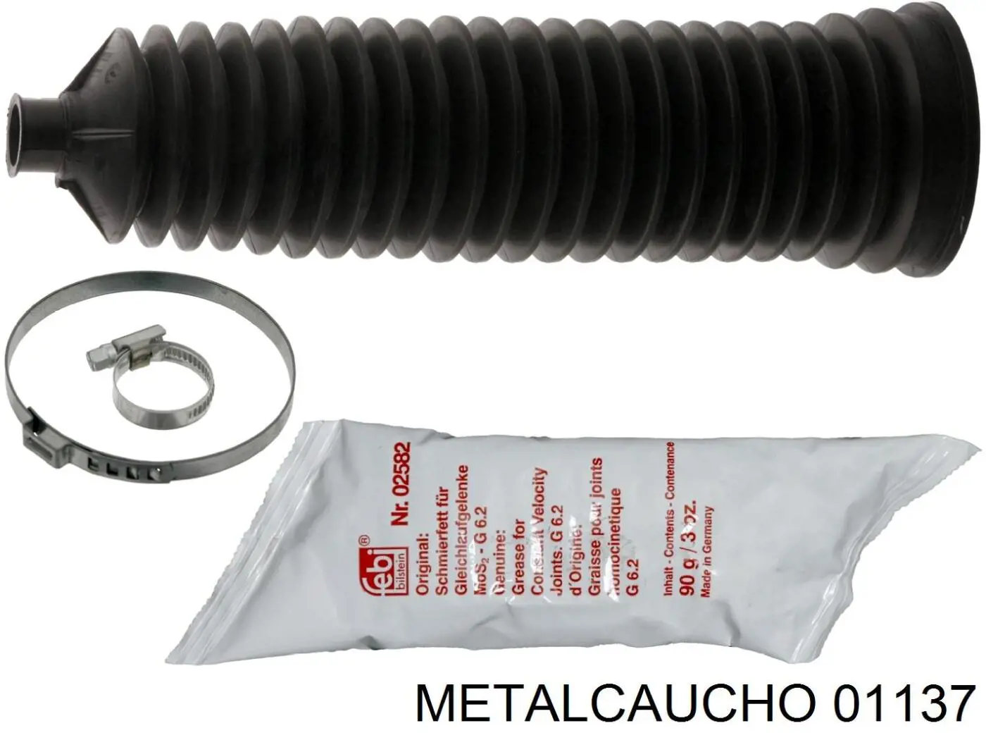 01137 Metalcaucho пильник рульового механізму/рейки