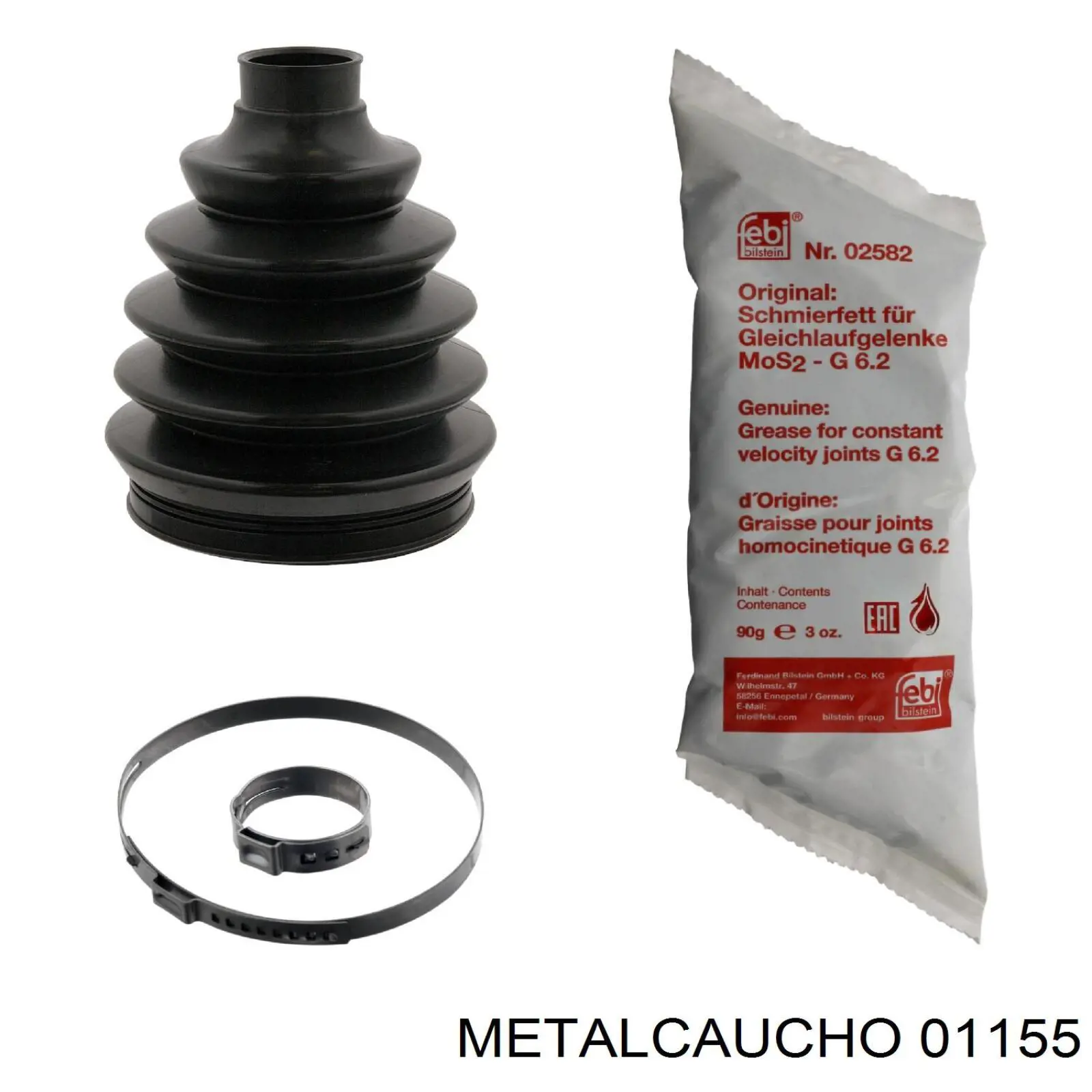 Купити 01155 Metalcaucho Пильник шарніра приводу