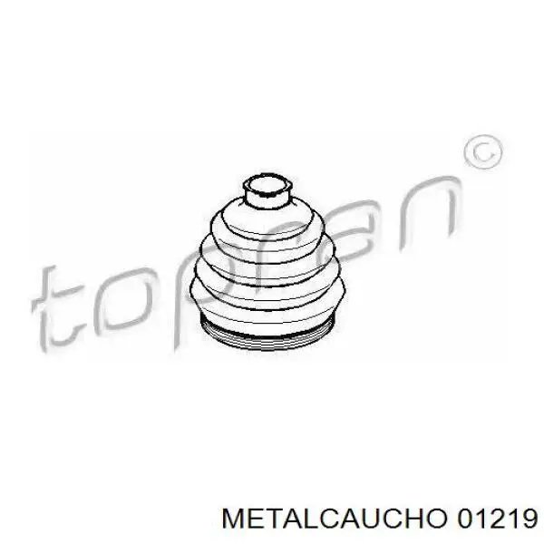 01219 Metalcaucho пильник шруса внутрішній, задньої піввісі