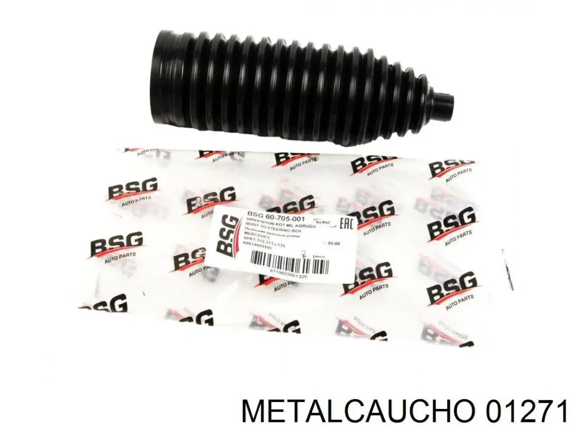 01271 Metalcaucho пильник рульового механізму/рейки