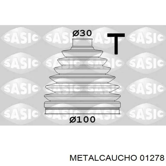 Купити 01278 Metalcaucho Пильник шарніра приводу