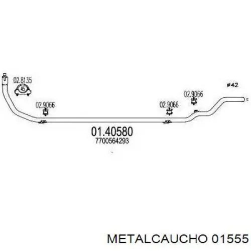 Купити 01555 Metalcaucho Пильник шарніра приводу