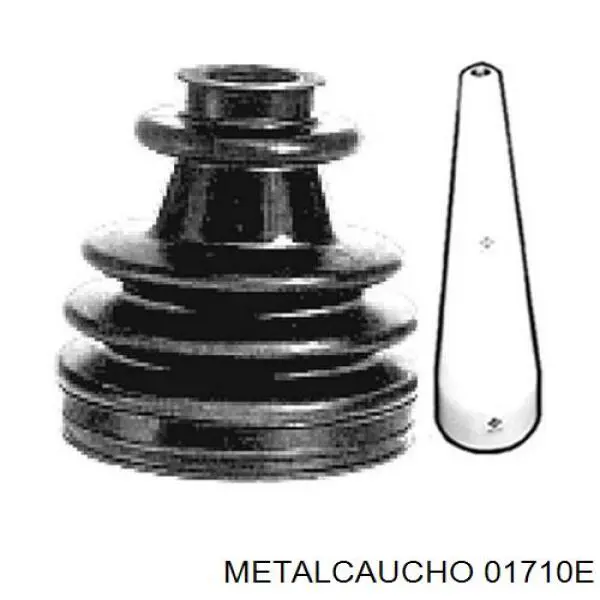 Пильник ШРУСа зовнішній, передній піввісі 01710E Metalcaucho