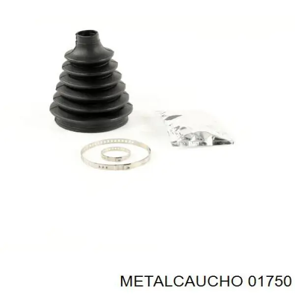 01750 Metalcaucho Пильник ШРУСа зовнішній, передній піввісі