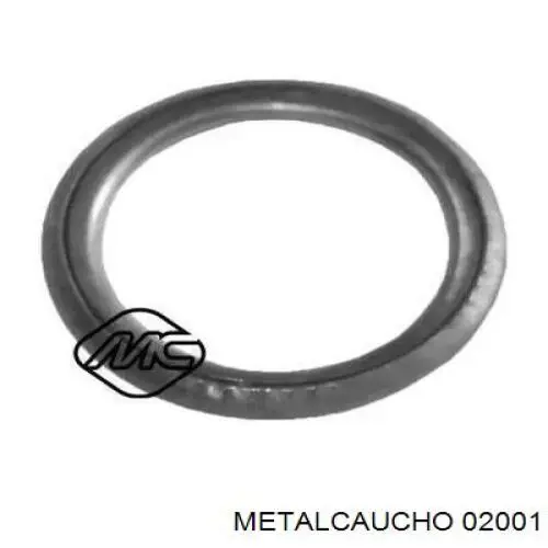 02001 Metalcaucho прокладка пробки піддону двигуна