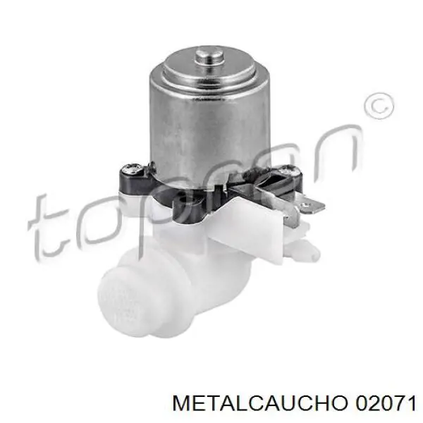 02071 Metalcaucho насос-двигун омивача скла, переднього