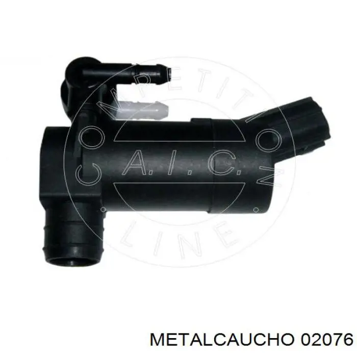 02076 Metalcaucho насос-двигун омивача скла, перед/зад