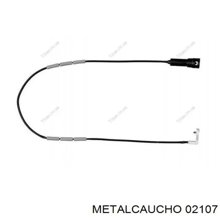 02107 Metalcaucho датчик зносу гальмівних колодок, передній