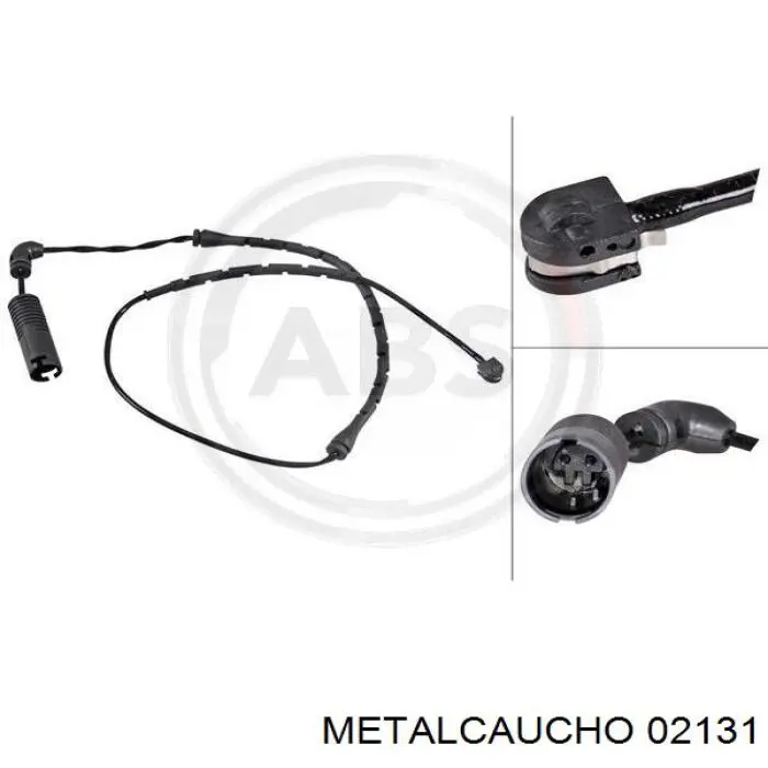 02131 Metalcaucho датчик зносу гальмівних колодок, задній