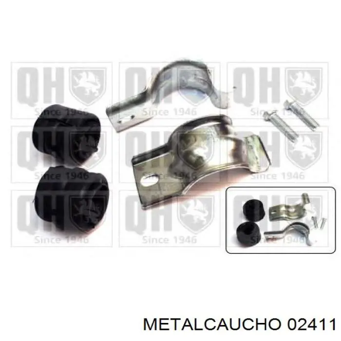 96158745 Peugeot/Citroen Втулка стабілізатора переднього