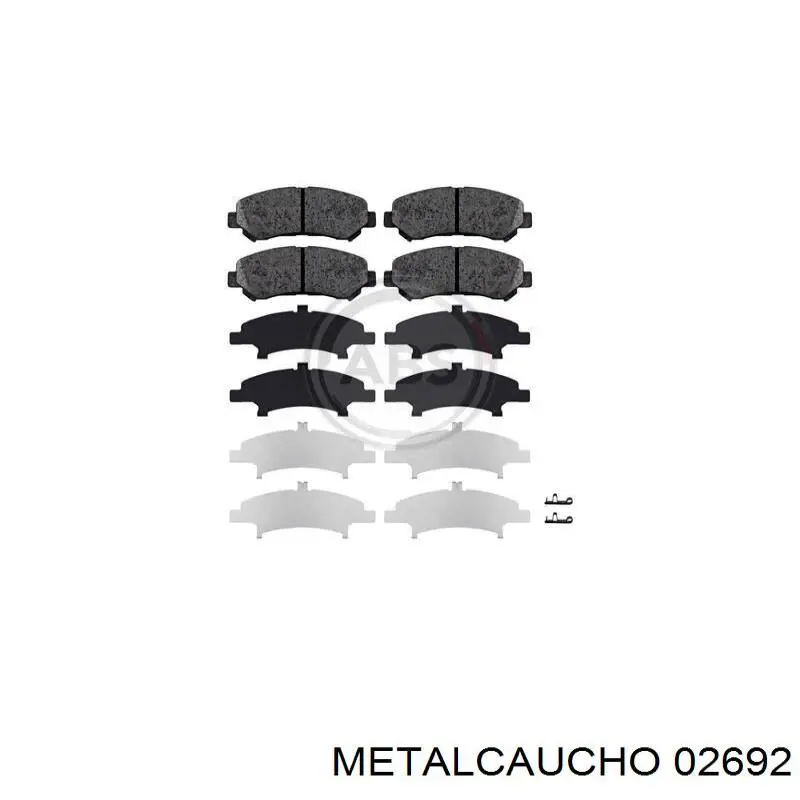 02692 Metalcaucho подушка кріплення глушника