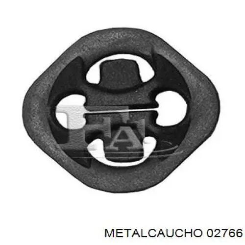 02766 Metalcaucho Кронштейн кріплення глушника