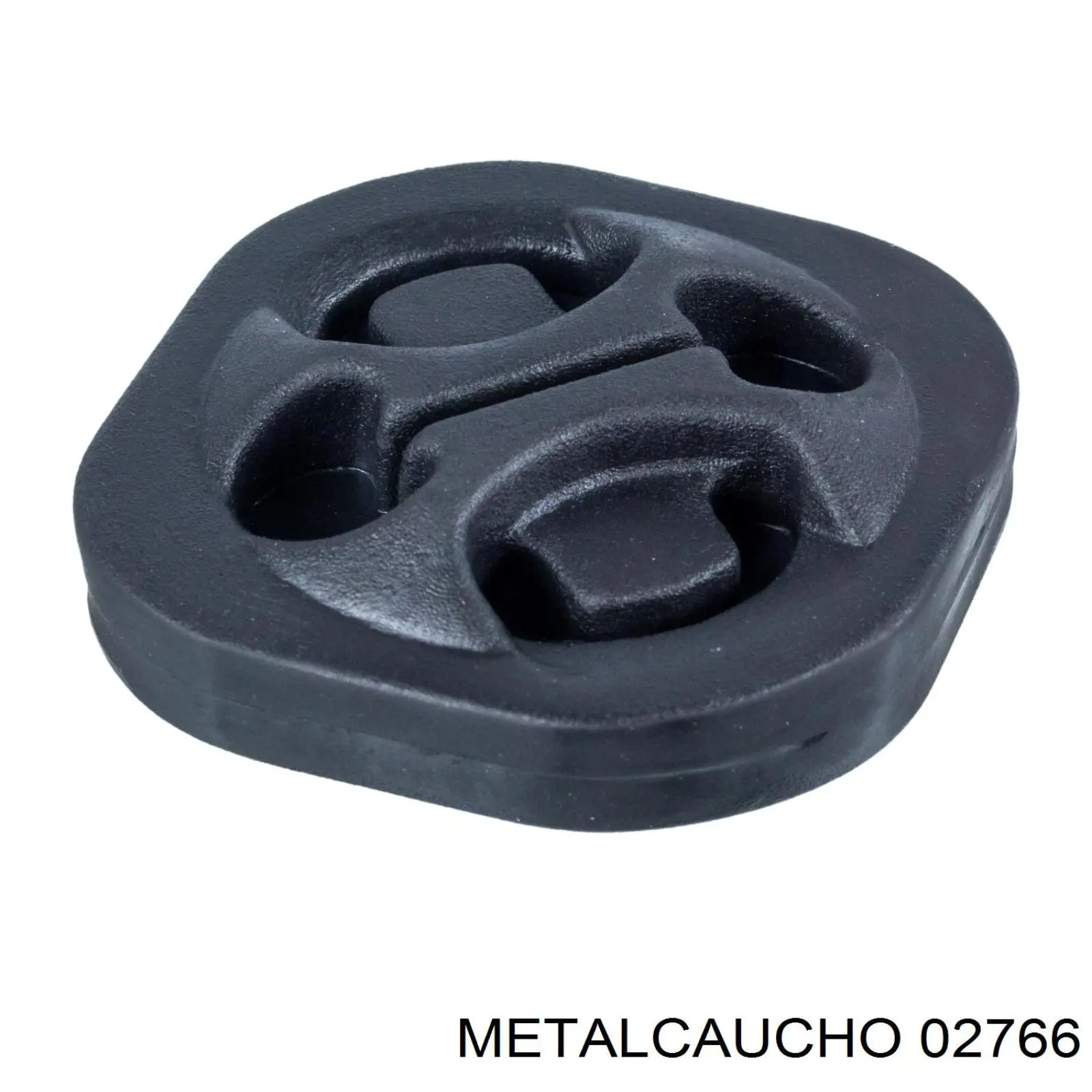 02766 Metalcaucho Подушка кріплення глушника (среднего)