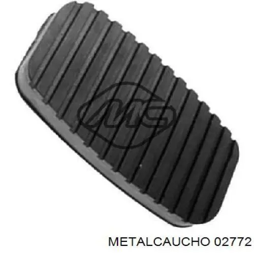 02772 Metalcaucho накладка педалі газу (акселератора)
