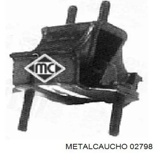 Купити 02798 Metalcaucho Подушка двигуна передня