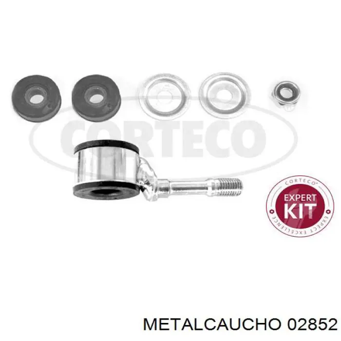 02852 Metalcaucho стійка стабілізатора переднього