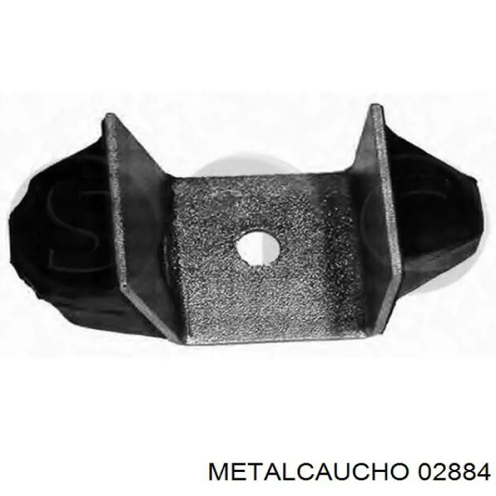 02884 Metalcaucho подушка (опора двигуна, права верхня)