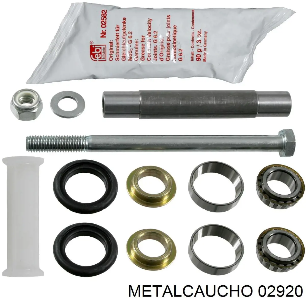 Купити 02920 Metalcaucho Сайлентблок заднього нижнього важеля