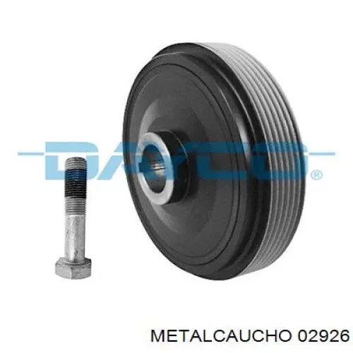 Шків колінвала (демпфер ) Metalcaucho 02926 ціна, від 32.96 USD