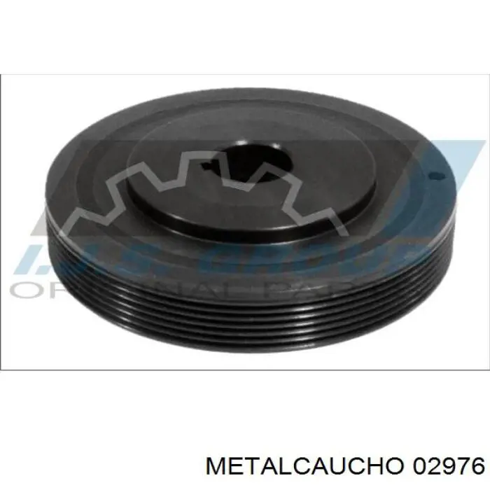 Шків колінвала 02976 Metalcaucho