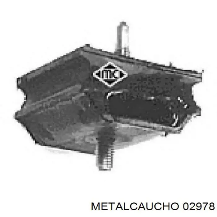 Подушка задньої балки 02978 Metalcaucho