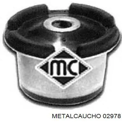 02978 Metalcaucho подушка задньої балки
