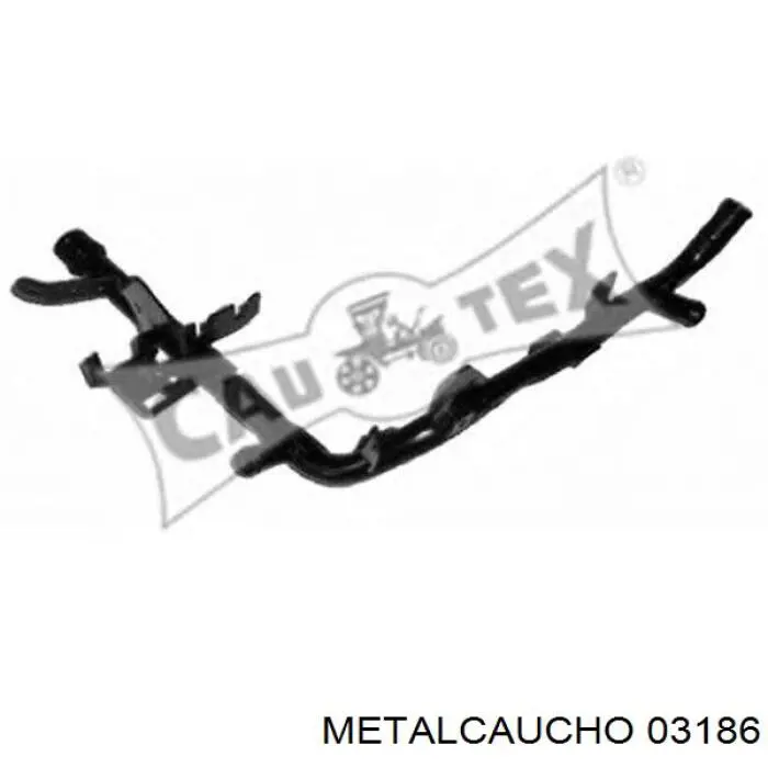 Шланг/патрубок системи охолодження Metalcaucho 03186 ціна, від 30.11 USD