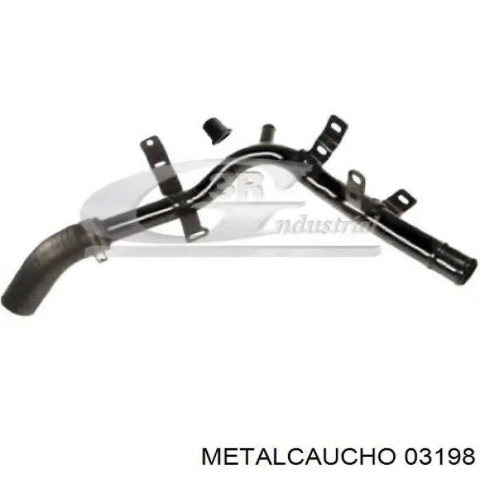 Шланг/патрубок радіатора охолодження, нижній Metalcaucho 03198 ціна, від 22.85 USD