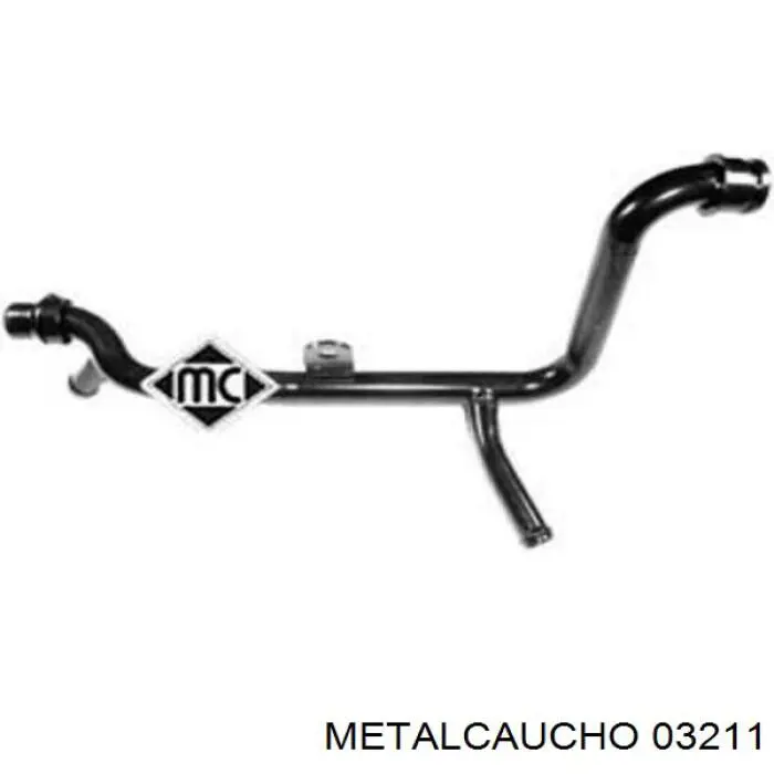 Шланг/патрубок системи охолодження Metalcaucho 03211 ціна, від 14.26 USD