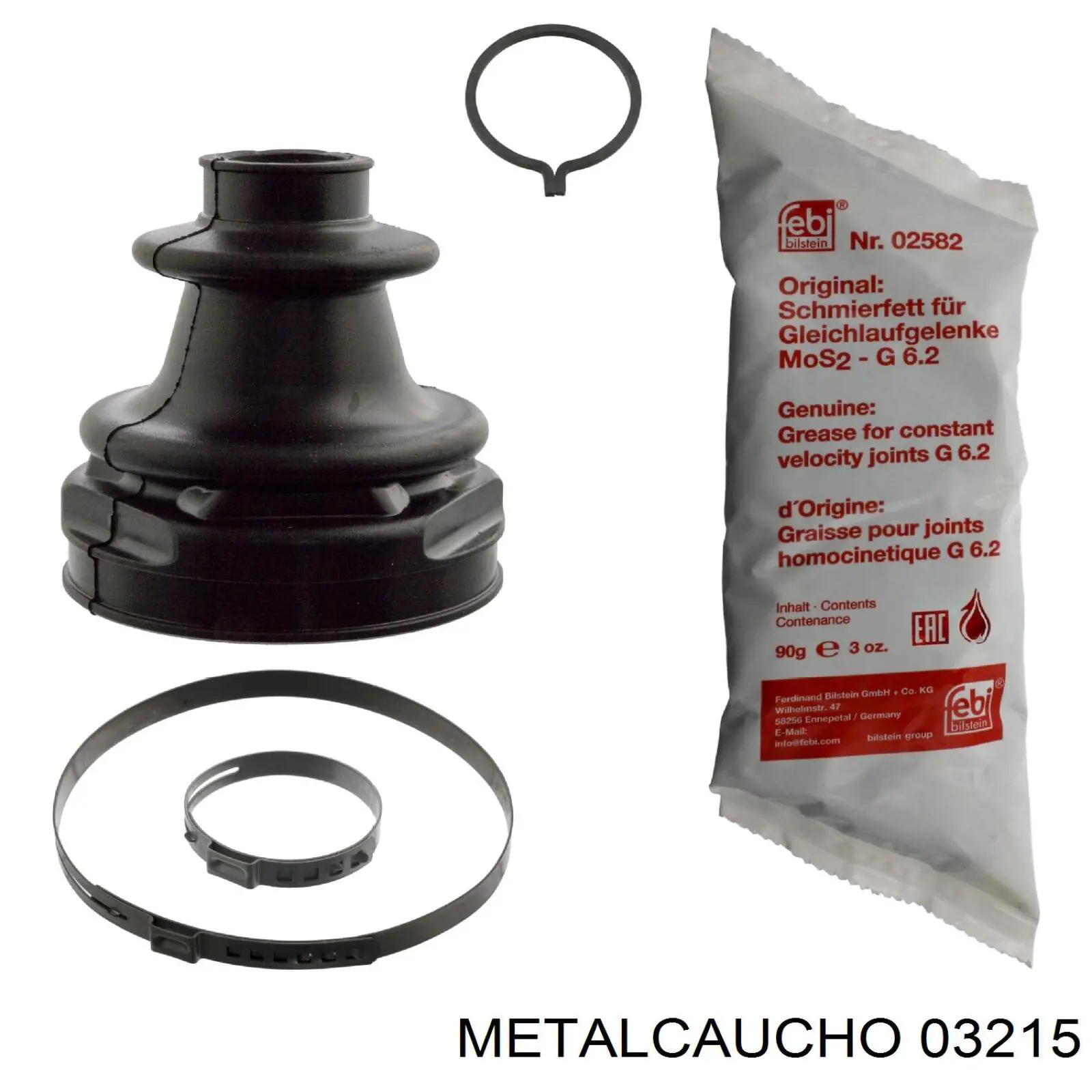 03215 Metalcaucho шланг/патрубок системи охолодження