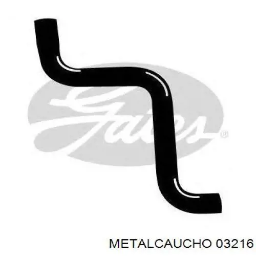 03216 Metalcaucho шланг/патрубок системи охолодження