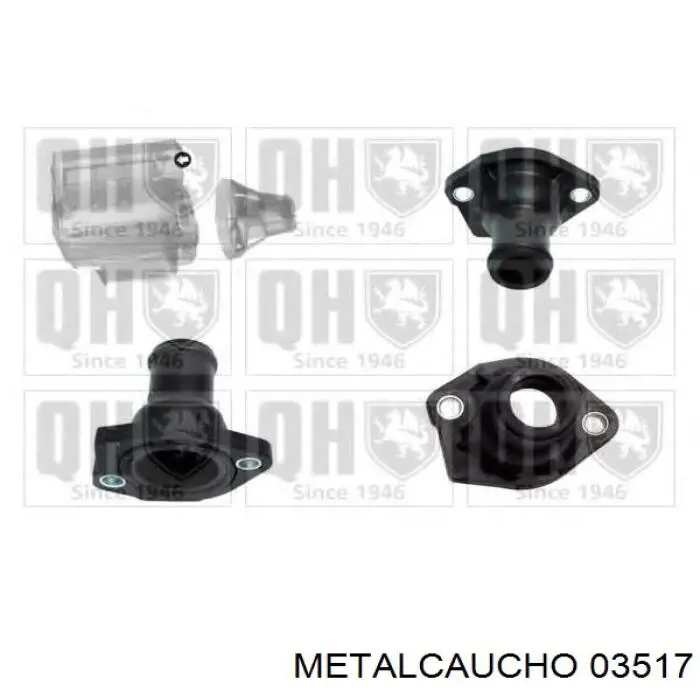 Фланець системи охолодження (трійник) 03517 Metalcaucho