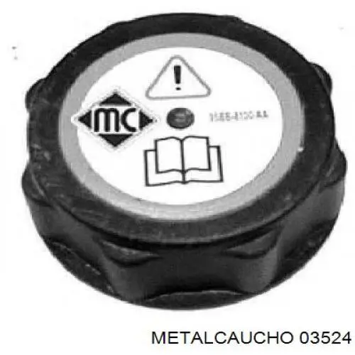 Купити 03524 Metalcaucho Кришка розширювального бачка