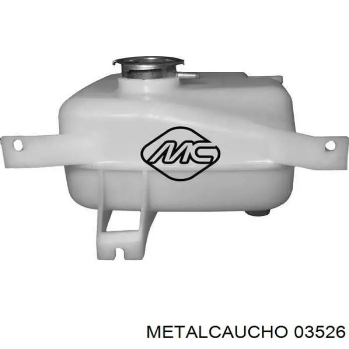 Купити 03526 Metalcaucho Водяний бачок системи охолодження