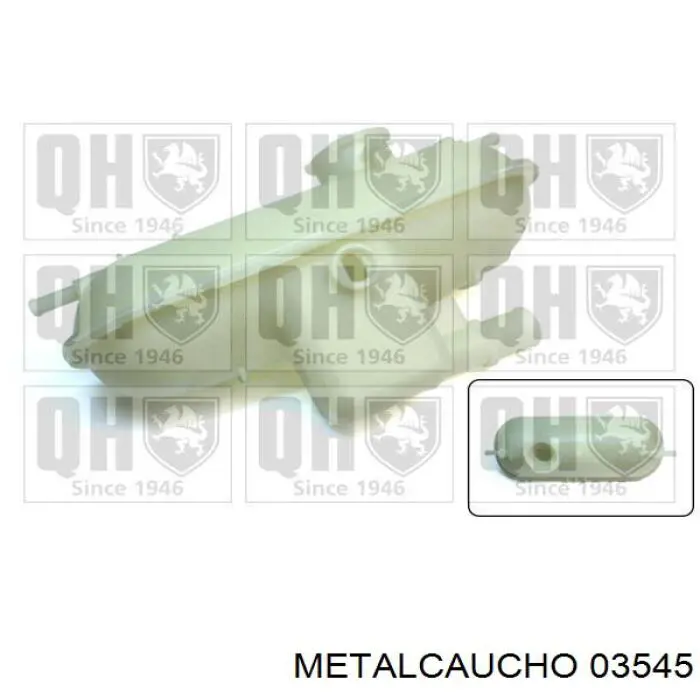 03545 Metalcaucho бачок системи охолодження, розширювальний