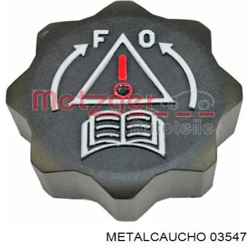 Кришка/пробка розширювального бачка 03547 Metalcaucho