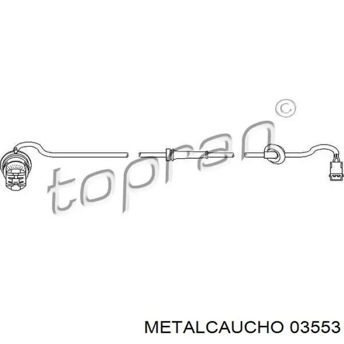 Направляюча щупа-індикатора рівня масла в двигуні Metalcaucho 03553 ціна, від 1.80 USD