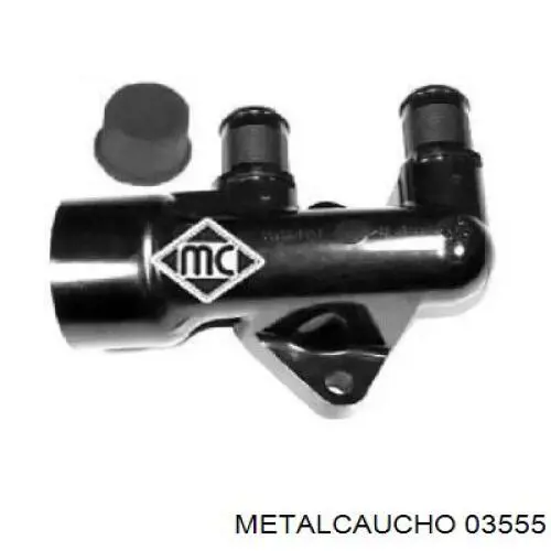 Купити 03555 Metalcaucho Фланець системи охолодження (трійник)