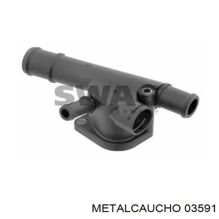 03591 Metalcaucho фланець системи охолодження (трійник)