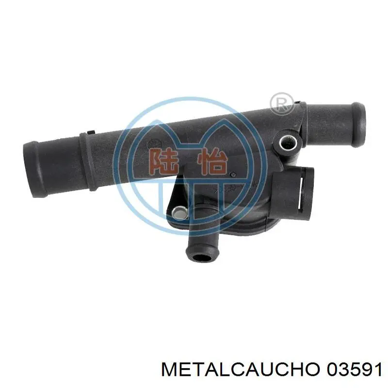Купити 03591 Metalcaucho Фланець системи охолодження (трійник)