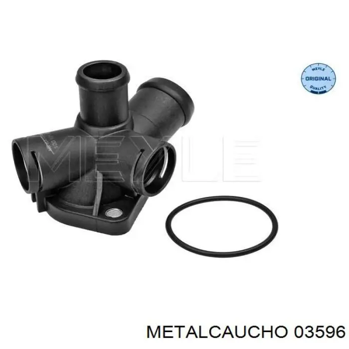 03596 Metalcaucho фланець системи охолодження (трійник)