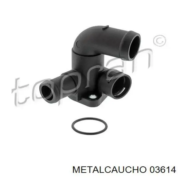 03614 Metalcaucho фланець системи охолодження (трійник)