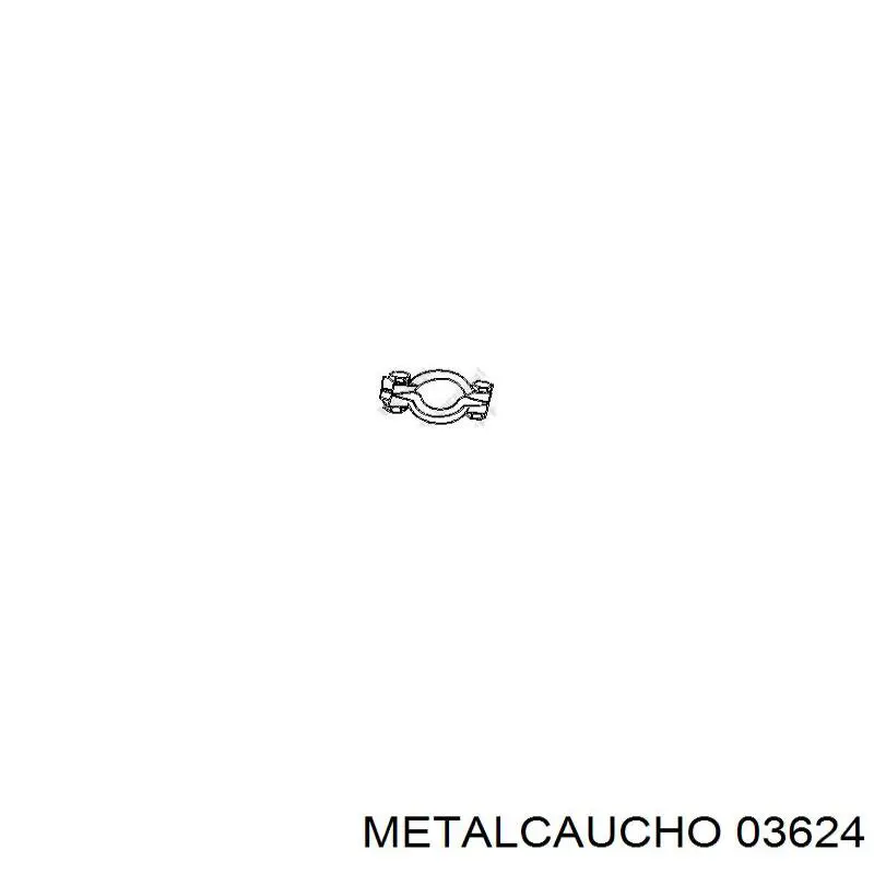03624 Metalcaucho Корпус термостата в зборі