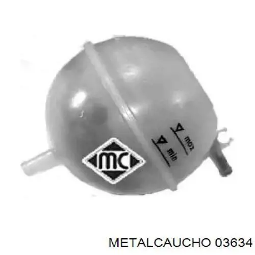 03634 Metalcaucho Розширювальний бачок охолодження