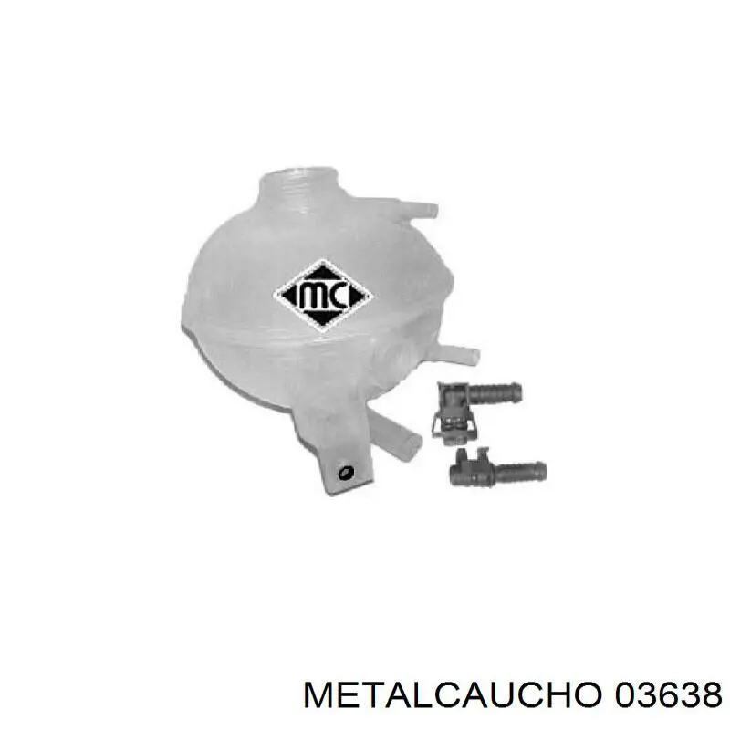 03638 Metalcaucho бачок системи охолодження, розширювальний