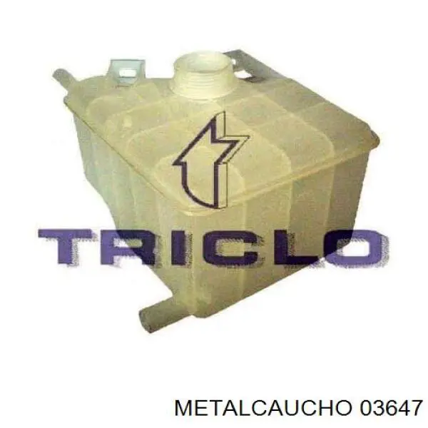 03647 Metalcaucho бачок системи охолодження, розширювальний